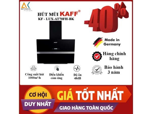 Máy Hút Mùi KAFF KF - LUX-AT70FH-BK